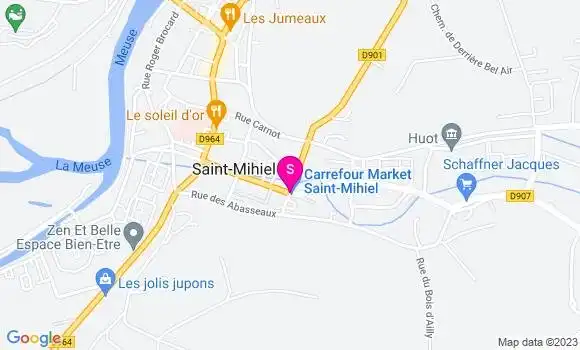 Localisation Carrefour Market