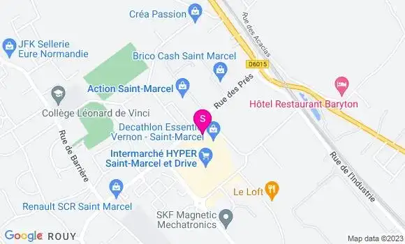 Localisation Intermarché Station