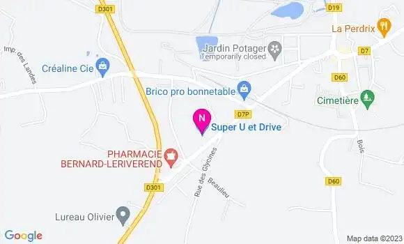 Localisation Super U