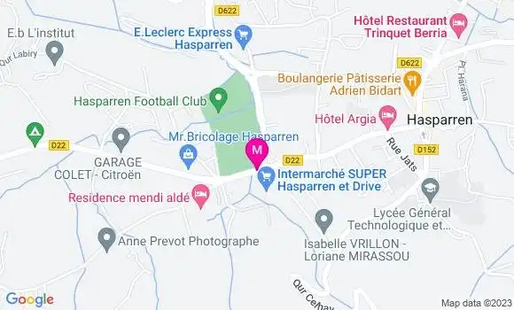 Localisation Intermarché Station
