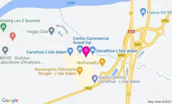 Localisation Carrefour Market