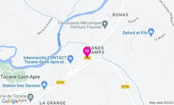 Localisation Intermarché Station