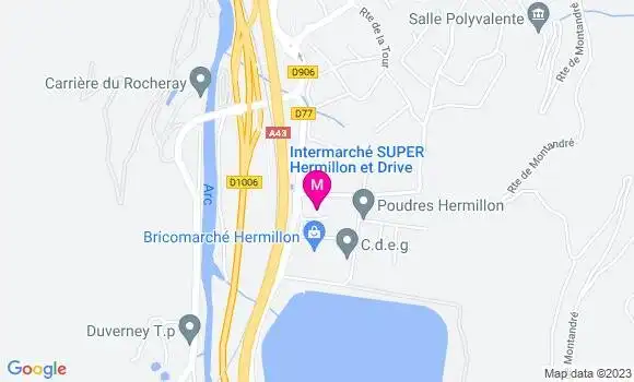 Localisation Intermarché Station