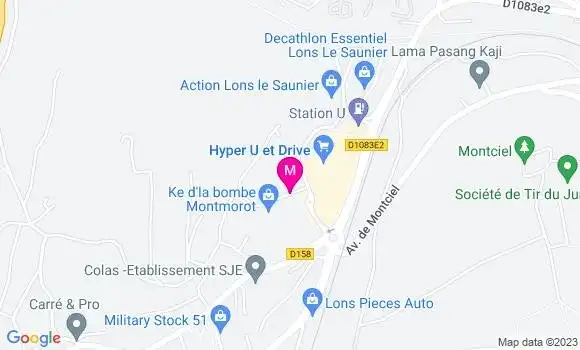 Localisation Station U