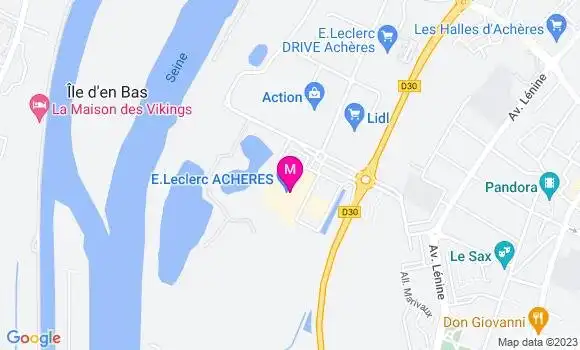 Localisation Achères Expansion