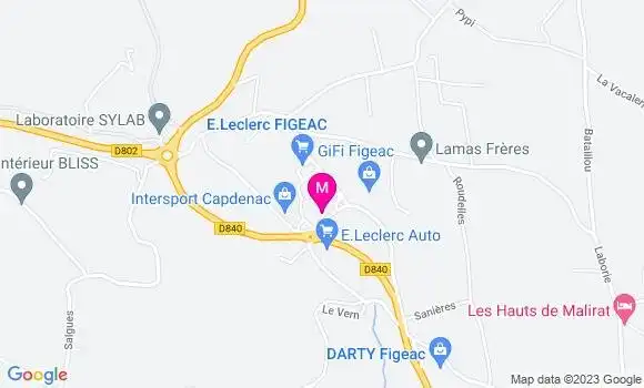 Localisation Station Leclerc