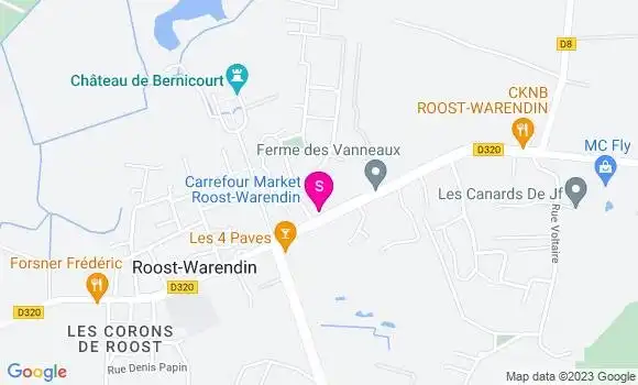 Localisation Carrefour Market