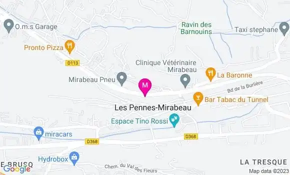 Localisation Le Petit Chateau