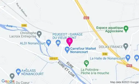 Localisation Carrefour Market