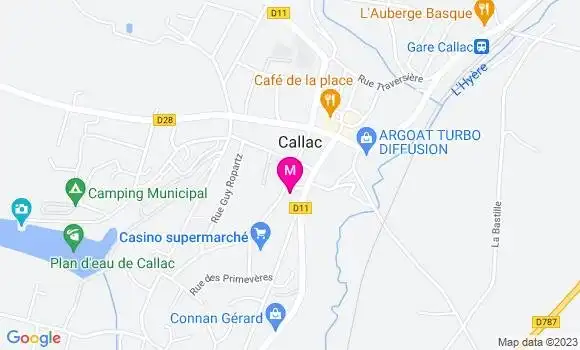 Localisation Supermarché Casino