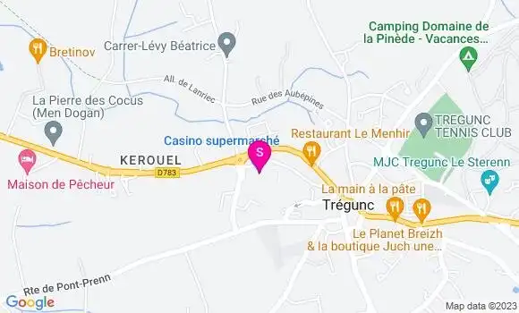 Localisation Supermarché Casino