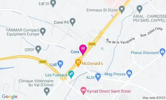 Localisation Cora Station