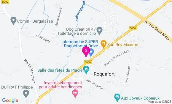 Localisation Intermarché Station