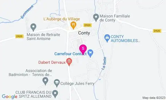 Localisation Carrefour Contact
