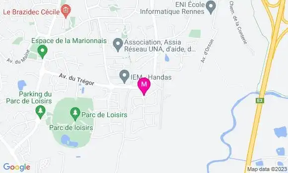 Localisation Carrefour Contact