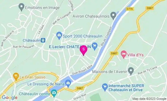 Localisation Station Leclerc