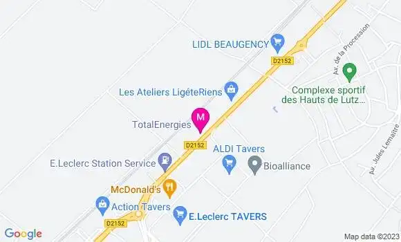 Localisation TotalEnergies