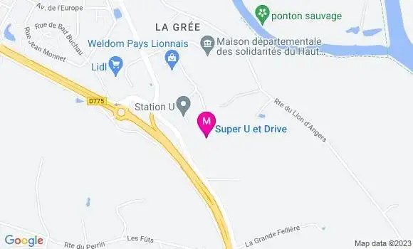 Localisation Super U