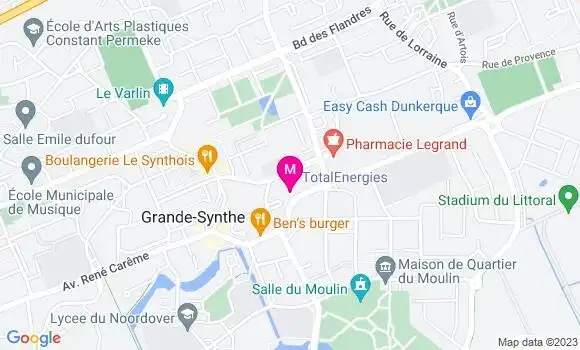 Localisation TotalEnergies