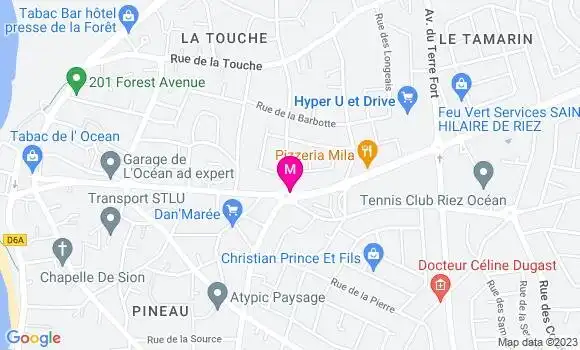 Localisation Station Leclerc