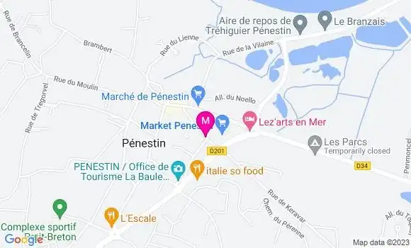 Localisation Carrefour Market