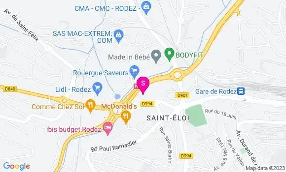 Localisation Station Leclerc