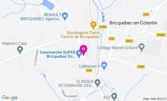 Localisation Intermarché Station