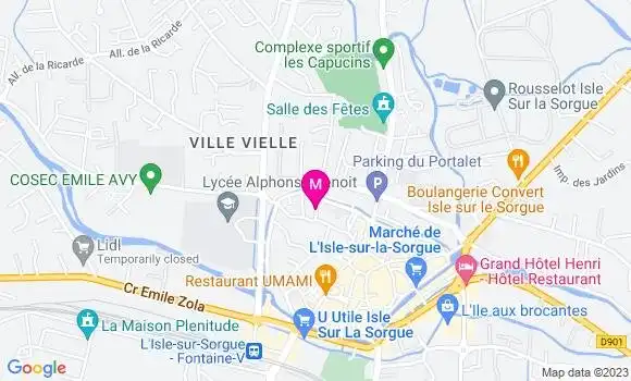 Localisation Relais du Venaissin