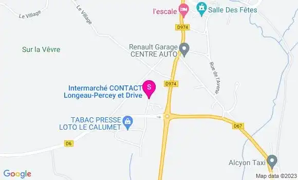 Localisation Intermarché Station