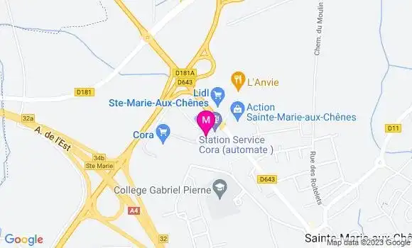 Localisation Station Cora