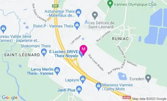 Localisation Station Leclerc
