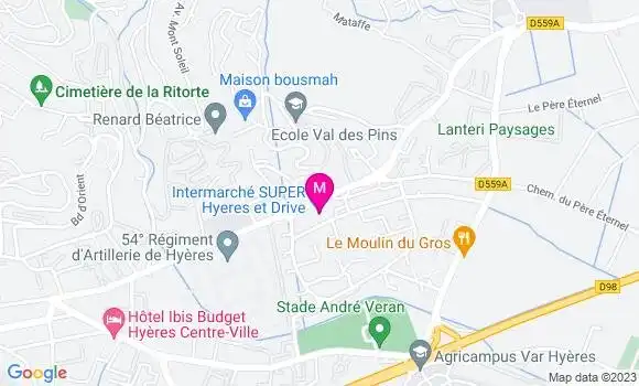 Localisation Intermarché Station