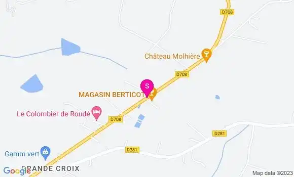 Localisation Carrefour Market