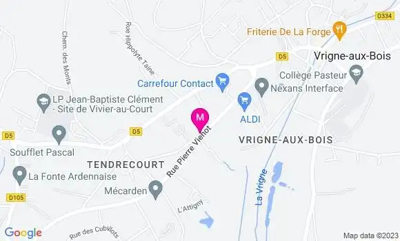 Localisation Carrefour Contact