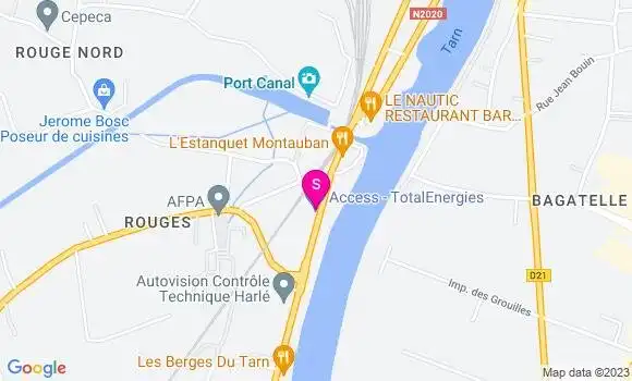 Localisation Relais Tescou