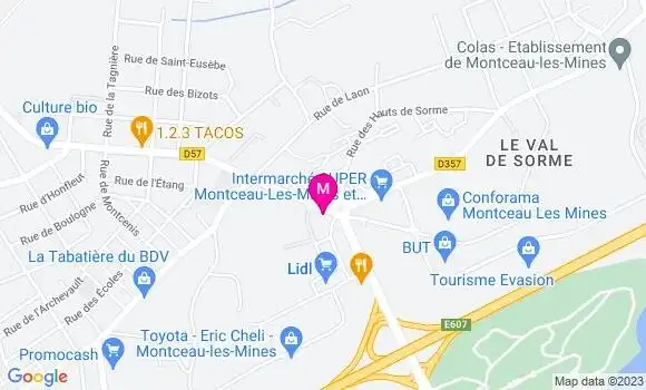 Localisation Station du Guide