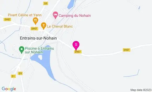 Localisation Station du Nohain