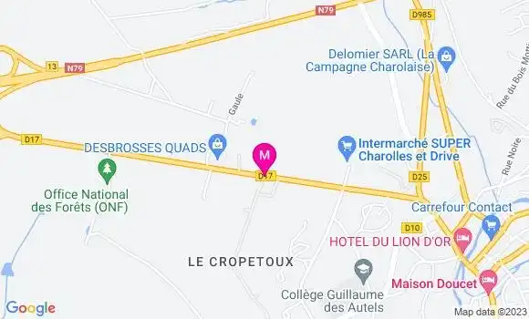 Localisation Intermarché Station
