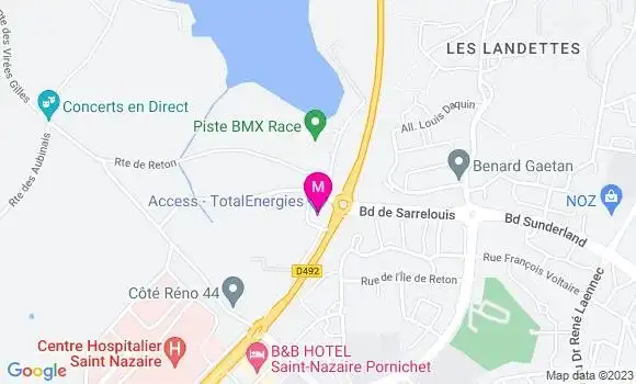 Localisation Access TotalEnergies