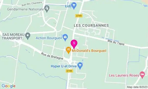 Localisation Station U
