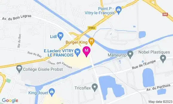 Localisation Station Leclerc