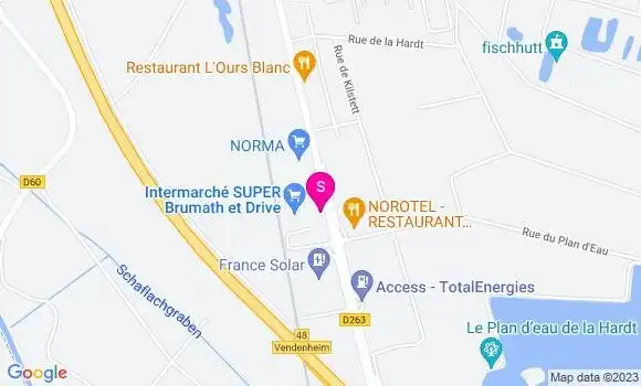 Localisation Intermarché Station