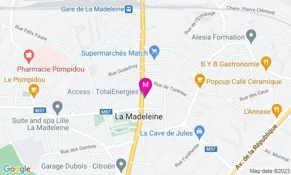 Localisation Relais du Parc