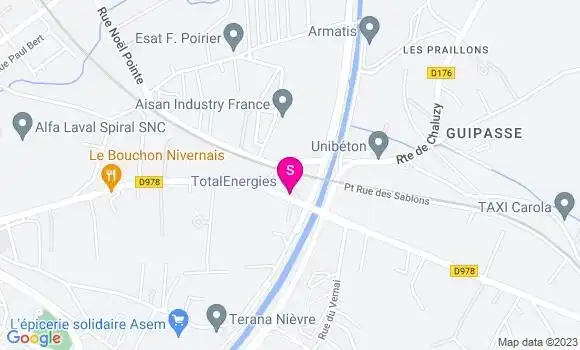 Localisation TotalEnergies