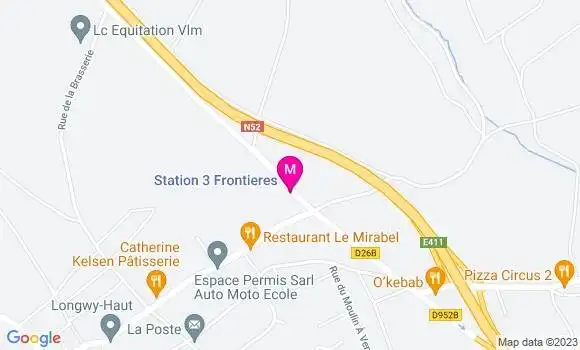 Localisation Station 3 Frontieres