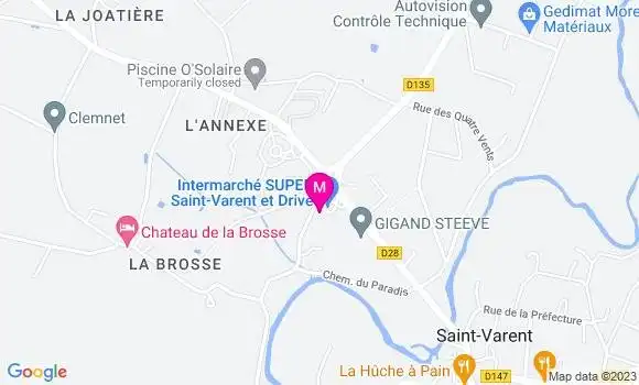 Localisation Intermarché Station