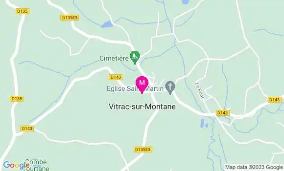 Localisation Aire de la Correze