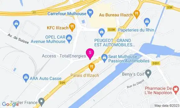 Localisation Access TotalEnergies