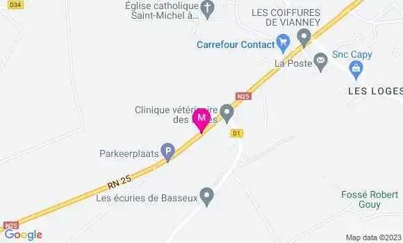 Localisation Carrefour Contact