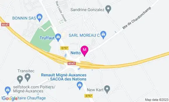 Localisation Intermarché Station